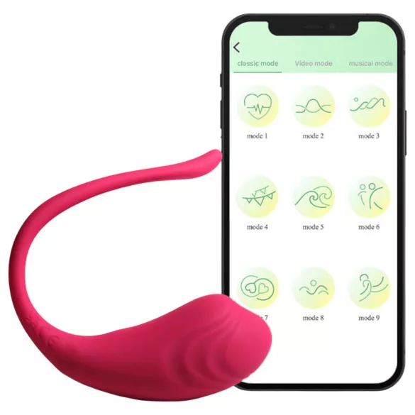 Funny Me - wearable smart vibrating egg (pink)