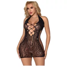JSY 003 - fishnet dress (black)