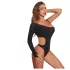 JSY 013 - shimmering bodysuit (black)