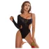 JSY 013 - shimmering bodysuit (black)