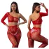 JSY 018 - matte jumpsuit (red)