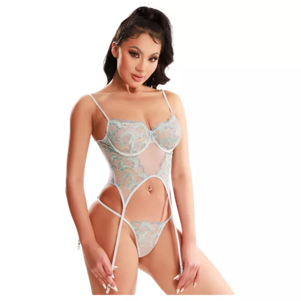 JSY 036 - erotic lingerie set (blue)
