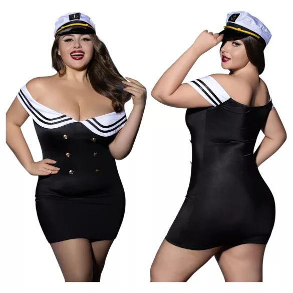JSY 104 - black sailor costume (XL-2XL)