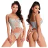 JSY 036 - erotic lingerie set (blue) - L/XL
