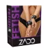 ZADO - Leather Wrist Cuffs with Carabiner (Black)