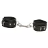 ZADO - Leather Wrist Cuffs with Carabiner (Black)