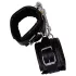 ZADO - Leather Wrist Cuffs with Carabiner (Black)