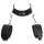 ZADO - Black Leather Collar with Cuffs