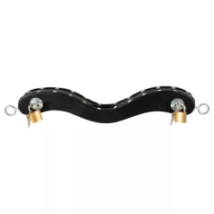 ZADO - leather-covered testicle stockade (black)