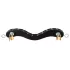 ZADO - leather-covered testicle stockade (black)