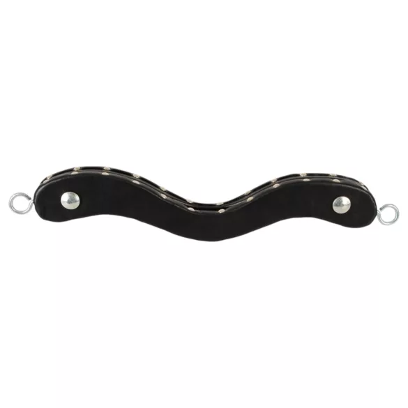 ZADO - leather-covered testicle stockade (black)