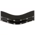 ZADO - leather-covered testicle stockade (black)