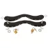 ZADO - leather-covered testicle stockade (black)
