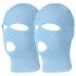 Balaclava - Knitted 3-Hole Mask (Blue)
