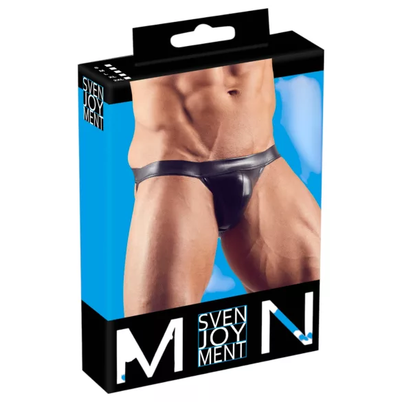Svenjoyment – Shiny Black Jockstrap - XXL