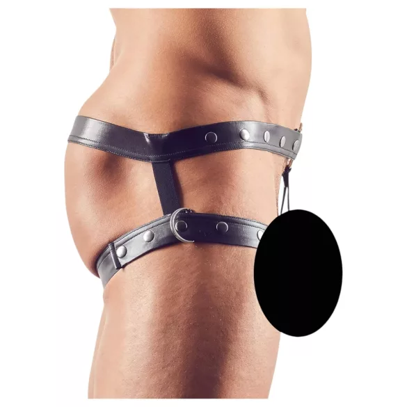 Svenjoyment - Harness with Penis Ring (Black) - M/L
