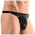 Svenjoyment - Men's Black Rhinestone Thong - L