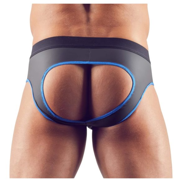 Svenjoyment - Open Jock Briefs (Black-Blue)