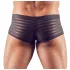 Transparent Striped Boxer Briefs (Black)  - L