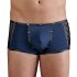 NEK - Blue Boxer Briefs with Black Lace-Up and Mesh Panels - M