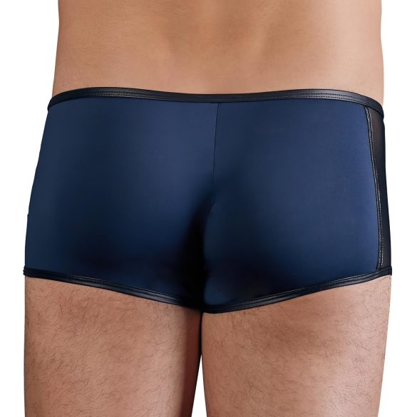 NEK - Blue Boxer Briefs with Black Lace-Up and Mesh Panels - M