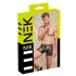 NEK - Black Boxer Briefs with Red Side Panels and Zipper - M