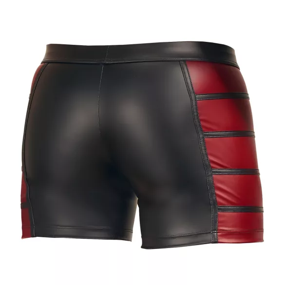 NEK - Black Boxer Briefs with Red Side Panels and Zipper - M