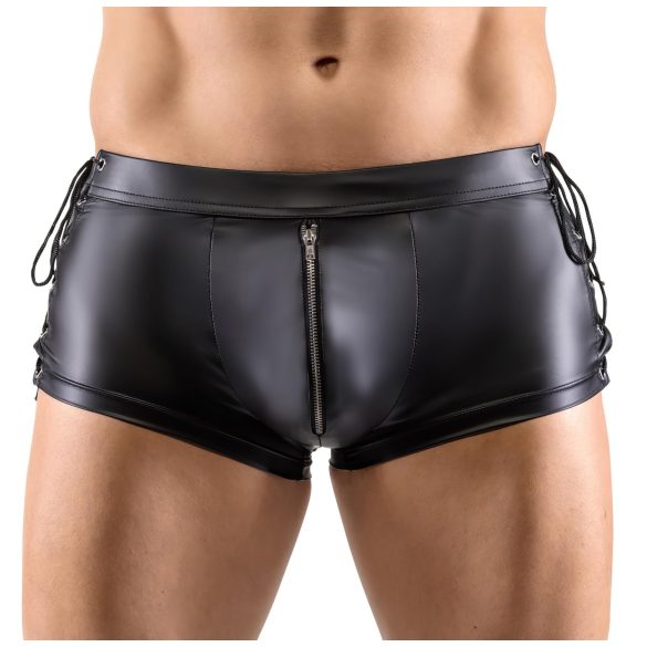 Svenjoyment - Lace-Up Matte Black Boxers
