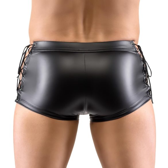 Svenjoyment - Lace-Up Matte Black Boxers - M