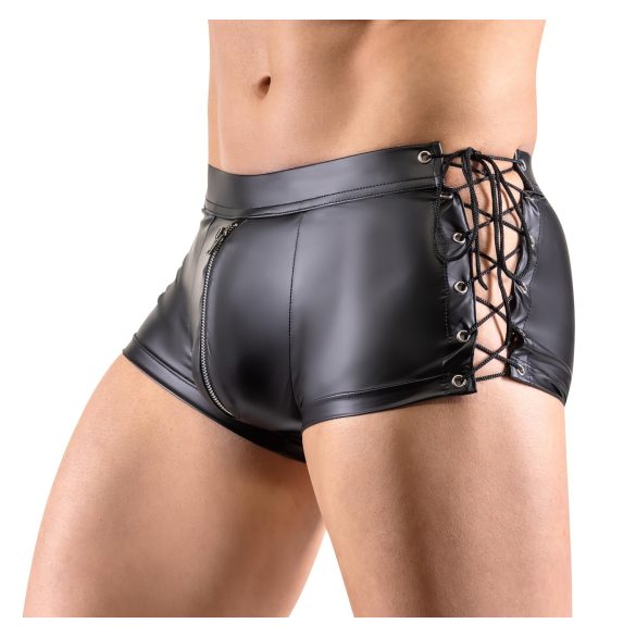 Svenjoyment - Lace-Up Matte Black Boxers - XL