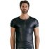 NEK - Matte Finish Men's Black Short Sleeve Top