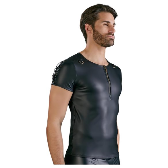 NEK - Matte Finish Men's Black Short Sleeve Top - 2XL
