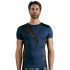 NEK - Men's Black Lace-Up Top with Fishnet Details (Blue) - M