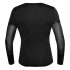 NEK - Cross-Strap Long Sleeve Men's Top (Black) - XL