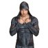 NEK - Men's Black Hoodie with Snake Print - L