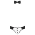 Svenjoyment - Men's Waiter Thong Costume Set (Black & White) - L