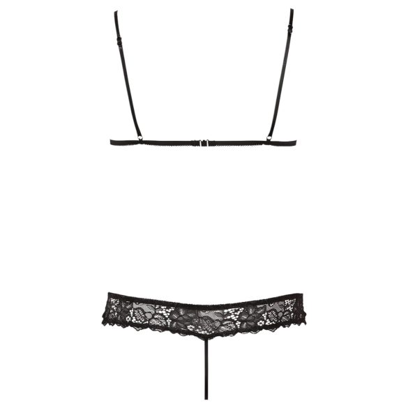 Abierta Fina - Extravagant Allure Bra Set - L