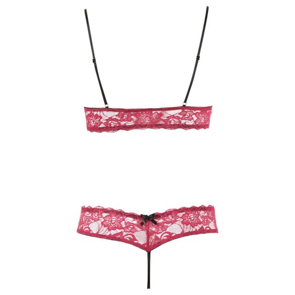 Cottelli - Seductive Lace Bra Set (Red) - L
