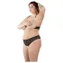 Cottelli Plus Size - Beaded Bra Set (Black)  - 4XL