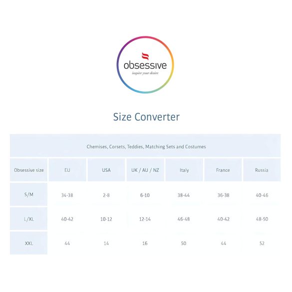 Obsessive 860-SET-1 - Rosy Lace Bra Set (Black)