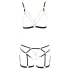 Cottelli - Chain Decorative Body Harness - 2 Piece (Black)