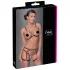 Cottelli - Chain Decorative Body Harness - 2 Piece (Black)  - L