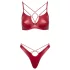 Cottelli Party - Shiny Red Bra Set - 85B/L
