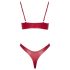 Cottelli Party - Shiny Red Bra Set - 85B/L