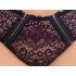 Cottelli Plus Size - Sheer Patterned Bra Set (Purple)