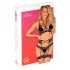 Obsessive Alessya - Black Lace Lingerie Set - M/L