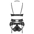 Obsessive Alessya - Black Lace Lingerie Set - M/L