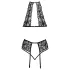 Kissable - Halter Neck Lace Bra Set (Black) - L/XL