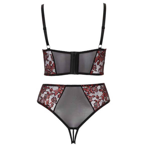 Cottelli Plus Size – Bra Set (Red)