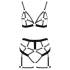 Cottelli - Two-Piece Body Harness Set (Black) - XL